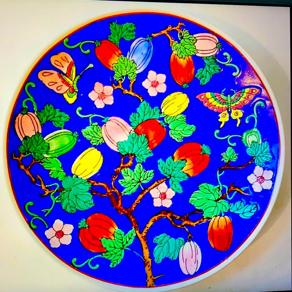 Vintage Gorgeous Hand Painted High Quality Rare Plate - Picture 1 of 6